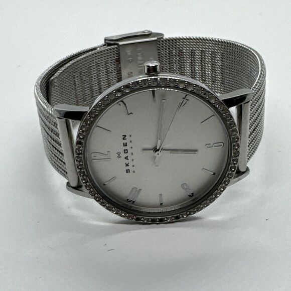 Skagen Denmark SKW2284 Women\'s Silver Stainless Steel Mesh Analog Watch AEA339 main image 11